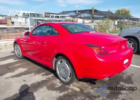 2002 Lexus Sc 430 z USA, uszkodzony, nr VIN JTHFN48Y820007129